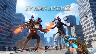 Sunset Showdown: Titan Cameraman & The Energy Hammer! Full Fight