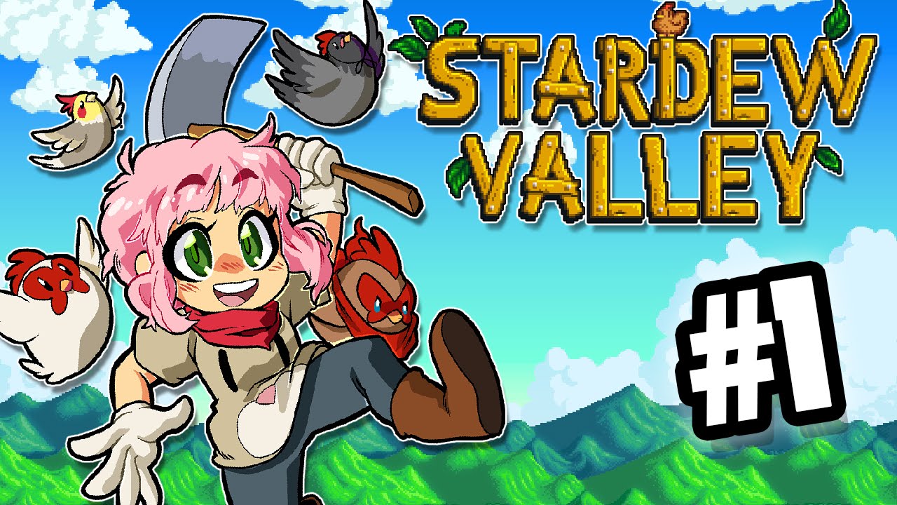 Stardew Valley - Tweetheart Farm - PART 1 - Commander Holly Plays - Feat. ROSS