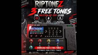 3 FREE Valeton GP-200 Guitar Tones | RipToneZ Free Presets