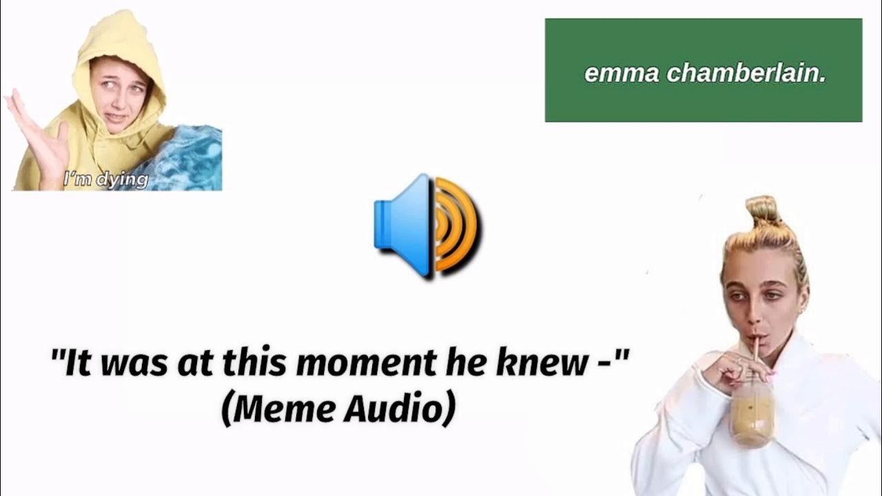 It was at this moment he knew (Meme Audio) Sound Effect YouTube