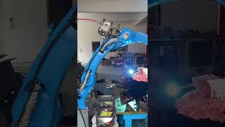 Laser welding robot#industrial #factory #robot#industrialrobot #welding #spraying