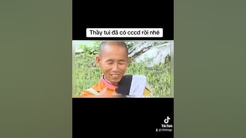 Thầy Thích Minh Tuệ ( Lê Anh Tú ) đi nhận căn cước công dân và chỉ sẻ thời gian bộ hành trở lại
