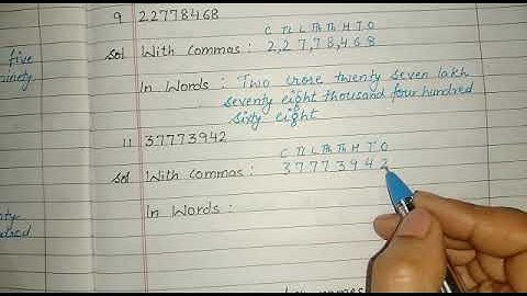 Class-5|Living Maths|Exercise-1.1