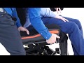 Fauteuil roulant electrique q700 m sedeo ergo  cales cuisses escamotables et amovibles