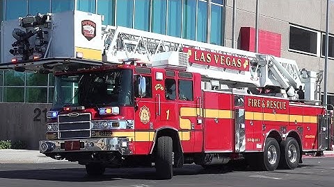 Truck 1 & Battalion 1 Las Vegas Fire-Rescue