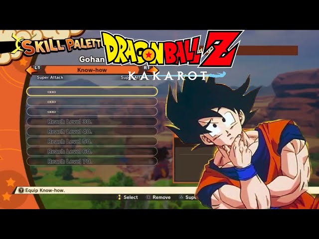 Dragon Ball Z: Kakarot | What are Know How Skills? - YouTube