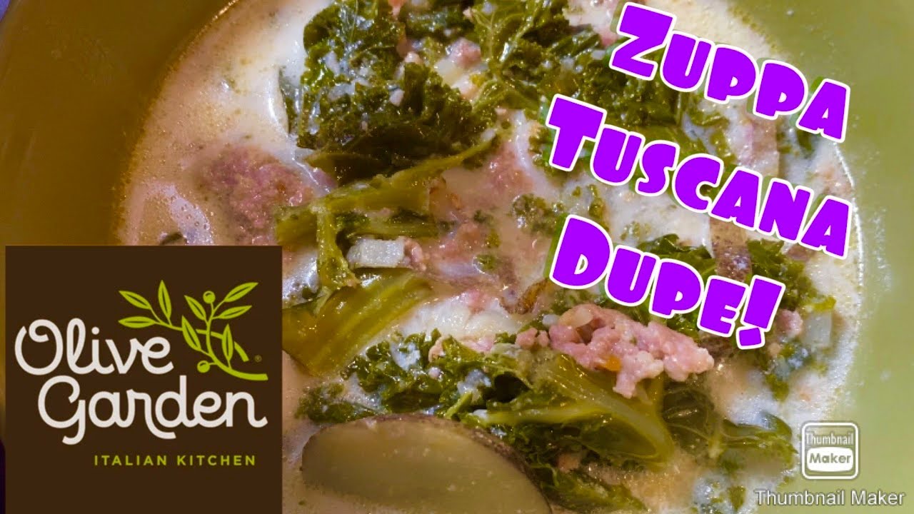 ZUPPA TOSCANA DUPE!🍲 (Olive Garden) Recipe in Description YouTube