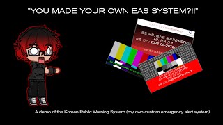 Demo of the Korean Public Warning System