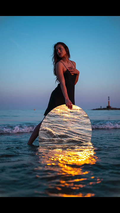 COOL Shooting at the BEACH 😎💖 #photoshoot #model #shorts