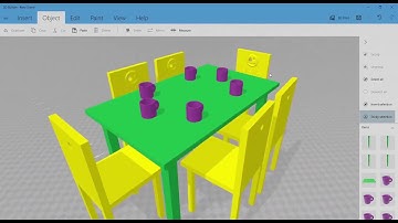 3D Builder - Making a simple table and importing other models