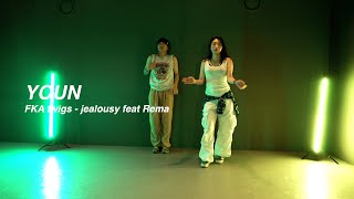 I FKA twigs - jealousy feat Rema l YOUN l PLAY THE URBAN