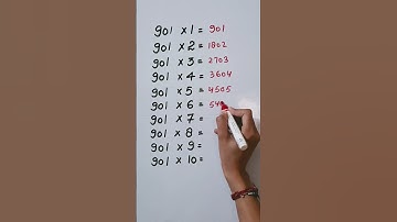 Find mistake in last digit of Table 901..🤔#reasoning #trending #shorts