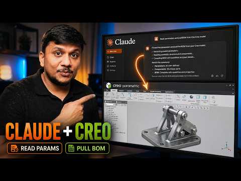 Claude AI + Creo Parametric: The First Working MCP Integration (Step-by-Step Tutorial) - YouTube thumbnail