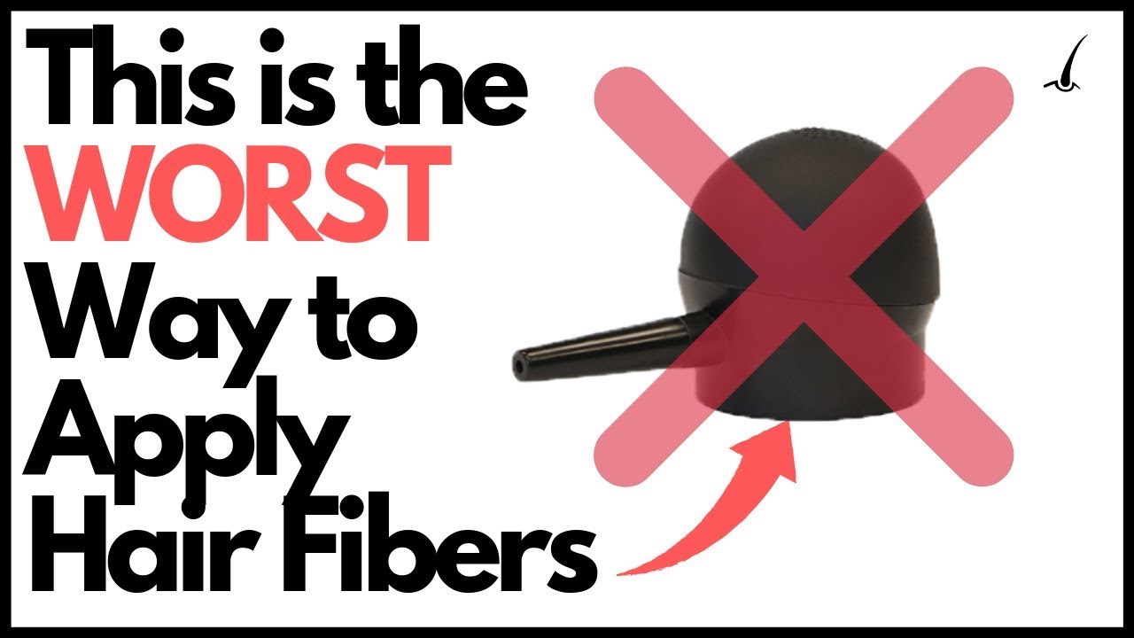 Hair Fiber Applicator Pumps Are USELESS And Here s Why YouTube