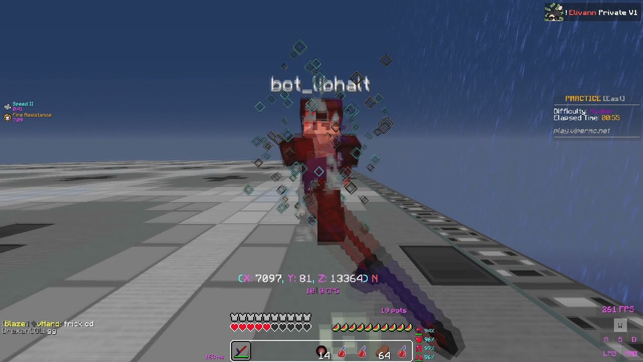 HAGO PVP con el BOT HACKER! ViperMC | Elivann vs. Hacker Bot