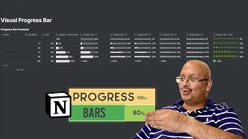 How to create Visual Progress in Notion