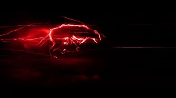 Run panther intro template red colour