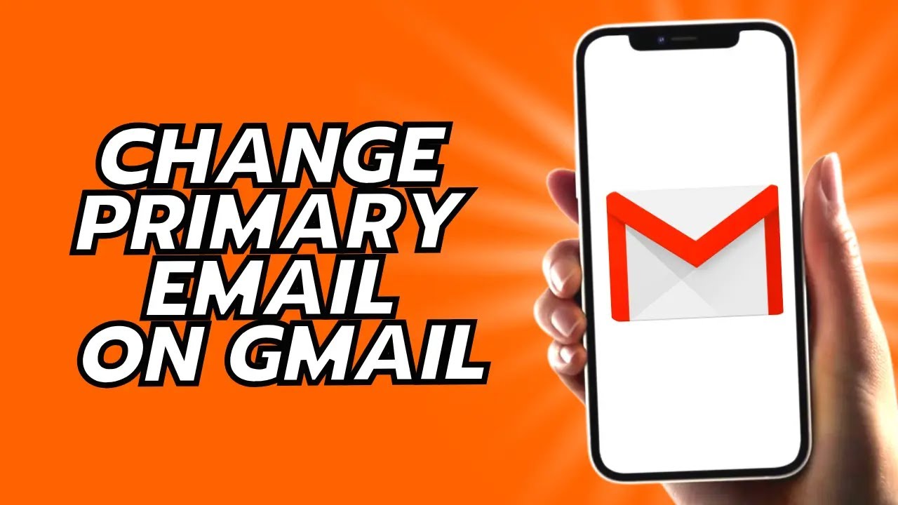 How To Change Primary Email On Gmail YouTube
