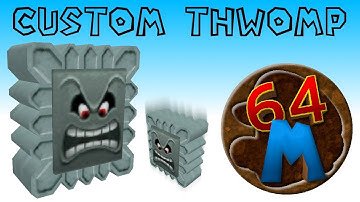 How to Import a Custom Thwomp into Super Mario 64 with SM64 Editor