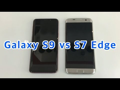 Samsung Galaxy S9 vs S7 Edge Speed test comparison (갤럭시s9 vs 갤럭시s7엣지 속도비교 테스트)