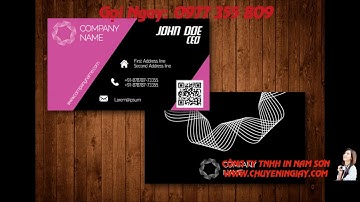 Mẫu name card đơn giản thường dùng | In name card giá rẻ tại Bình Dương