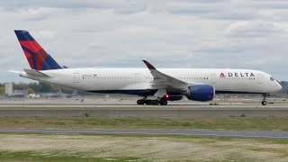 [4K] Delta A350-941 Roaring Takeoff at MSP Airport