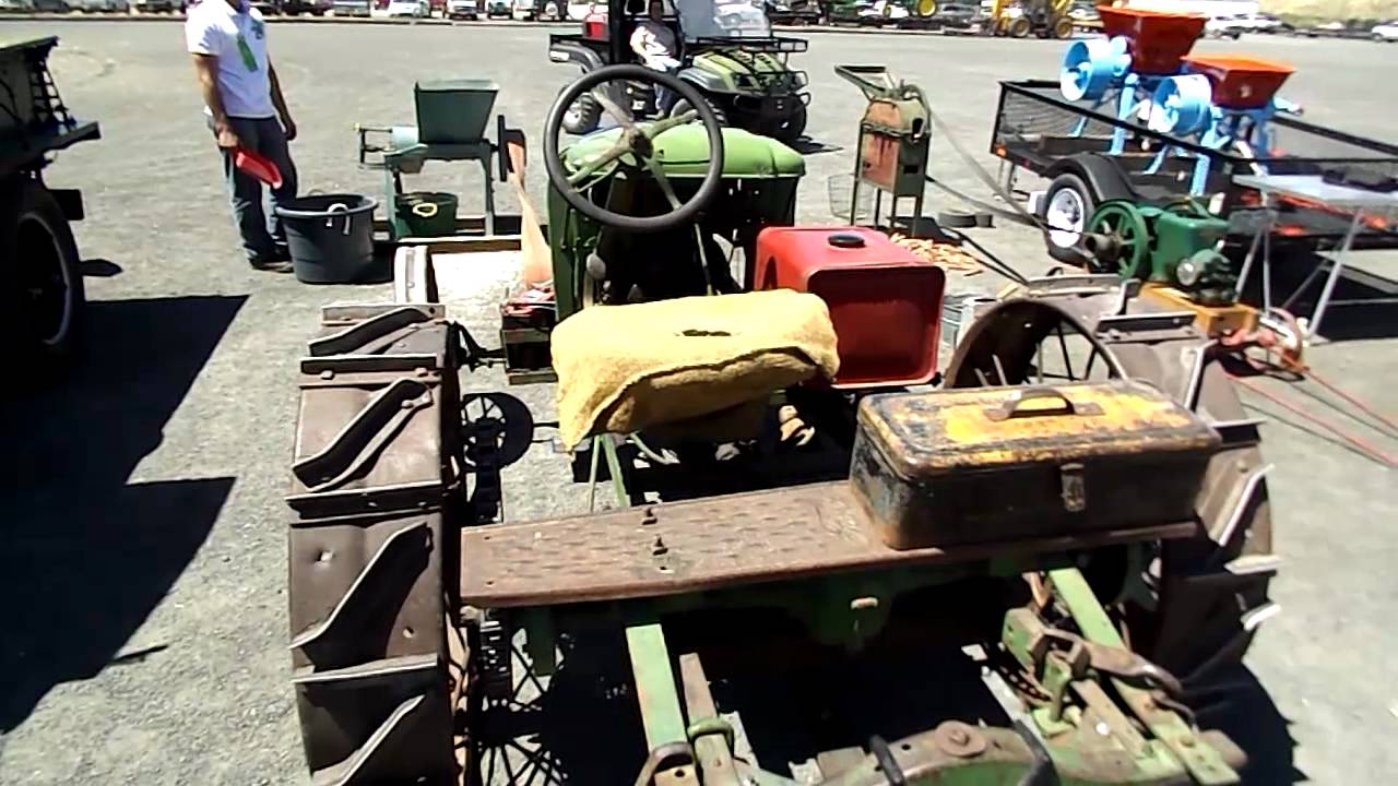 Model T Ford tractor conversion grinding corn