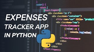 How To Make a Personal Expense Tracker App using Python