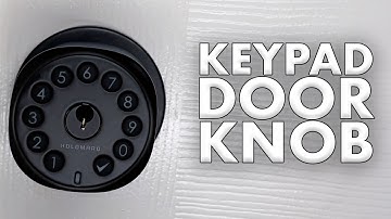 HOLOMARQ Sequra Door Knob with Keypad Lock