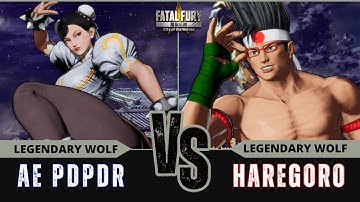 FF:CotW 🐺 AE PDPDR (Chun-Li) vs HAREGORO (Joe Higashi)⭐Replay Match - FATAL FURY: CotW - 11/25