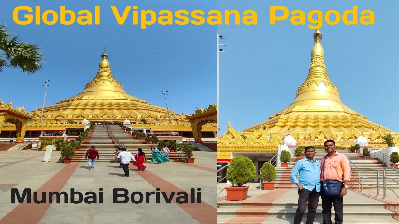 Global Vipassana Pagoda|| Mumbai|| Borivali || Gorai || Food|| Boat ⛵|| Full Tour Video ||