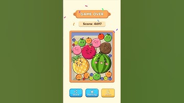 Fruit Merge: Satisfying ASMR Puzzle Game | Watermelon game #games #fruitgame #game@RS_Game_Channel