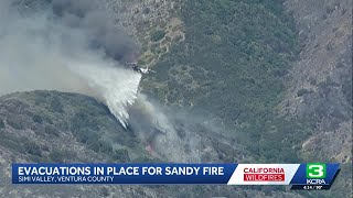 Sandy Fire: More than 17K under evacuation orders as homes threatened in Southern California