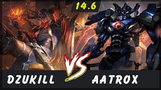 Dzukill - Yone vs Aatrox TOP #2 Patch 14.6 - Yone Gameplay