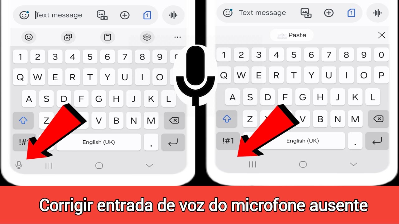 Como corrigir a falta de entrada de voz do microfone no teclado Samsung ...