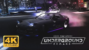 NEED FOR SPEED UNDERGROUND 2 REMAKE MOD 2022 TRAILER 4K