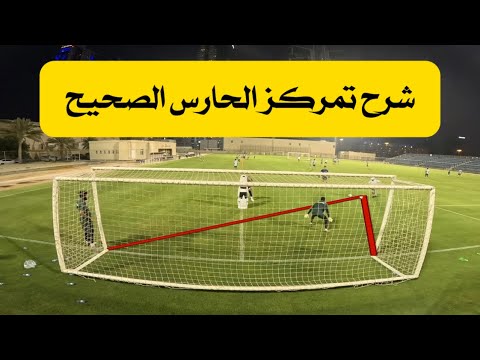 شرح تمركز حارس المرمى