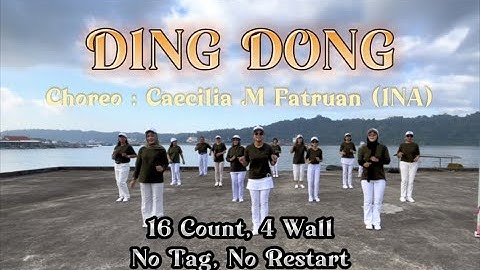 Ding Dong Line Dance - Choreo by Caecilia M Fatruan (INA) - Demo by NIC Dance Studio