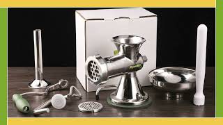 Flyseago Stainless Steel Manual Meat Grinder #8 installation video
