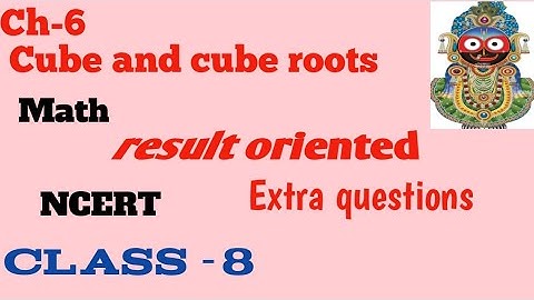 " Extra Questions On Cube & Cube roots | Class 8 Maths|