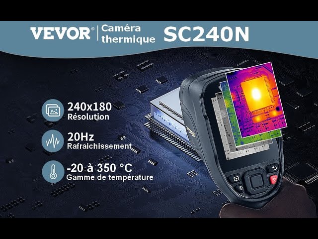 Caméra thermique Infrarouge Vevor SC240N – 240 x 180 pixels 