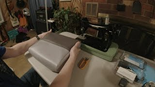 Boat Upholstery  (first time behind a sewing machine)
