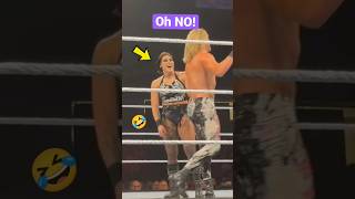 Rhea Ripley Slaps Dolph Ziggler 🤣💀 #wwe #rhearipley #shorts