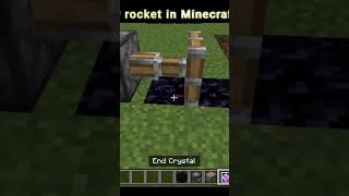 Minecraft Tik tok hack viral Rocket 🚀 #minecraft #gaming #ytshorts