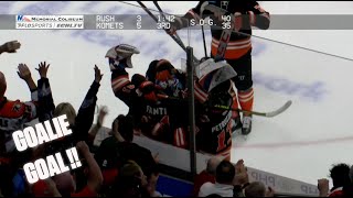 GOALIE GOAL! Ryan Fanti Became The First Goalie In Ft. Wayne Komets History To Score In A Game screenshot 3