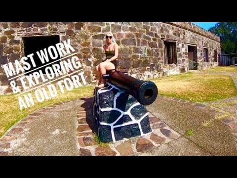 Mast Work, Bottom Paint & Exploring An Old Fort In San Blas  | Vlog#29