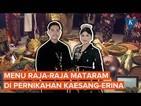 Menu Raja-raja Mataram Jadi Suguhan Pernikahan Kaesang-Erina di Yogyakarta