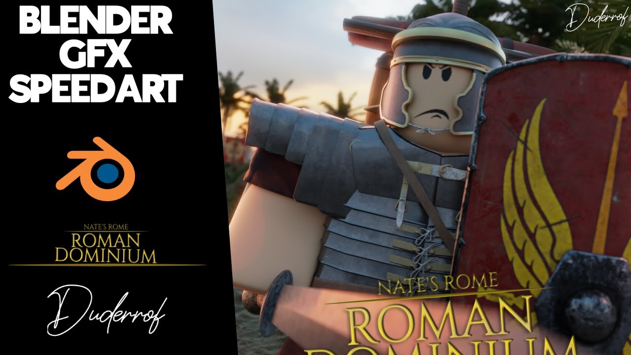 ROMAN SOLDIER GAME ICON [Roblox GFX Speed Art] YouTube