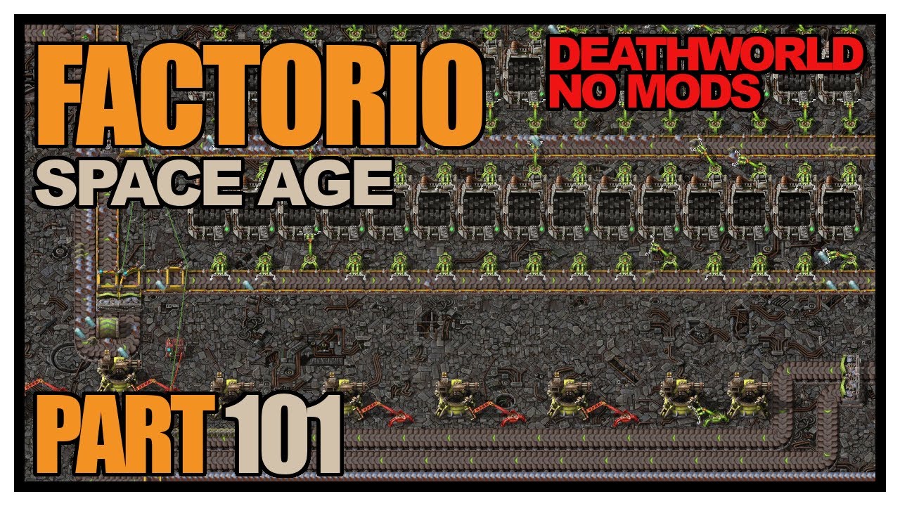 Factorio Space Age - Episode 101 - Legendary Space Iron???! (Deathworld ...