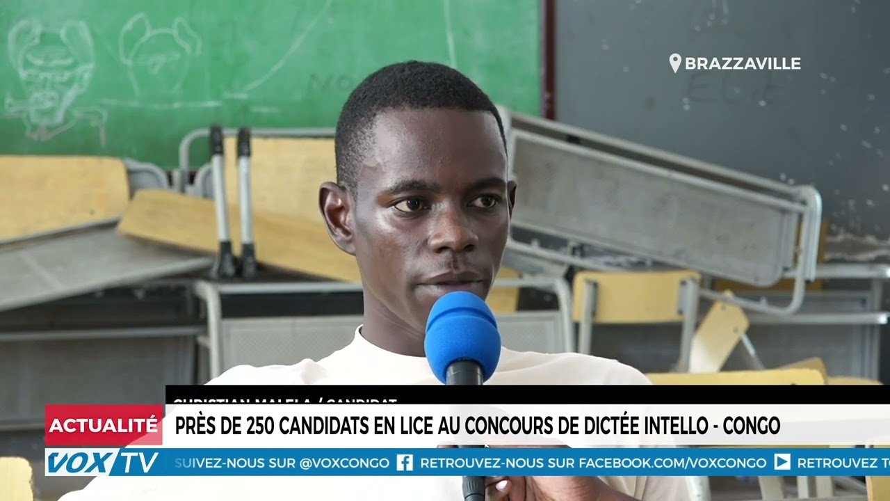 Près de 250 candidats en compétition au concours de dictée Intello Congo